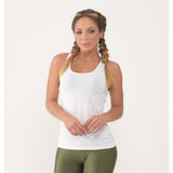 White Racerback Fitness Vest Top