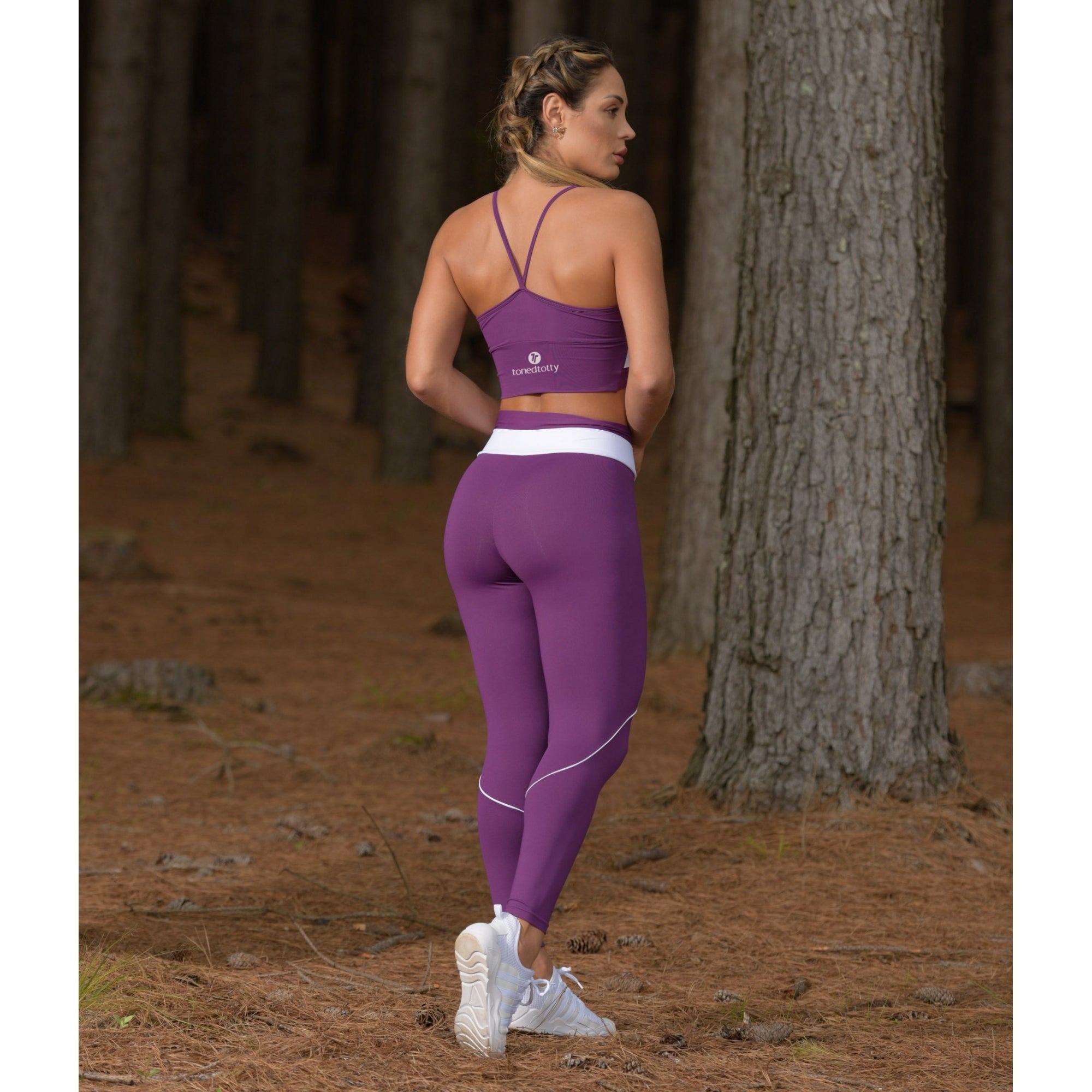 Fast & Furious Purple Light Fitness Leggings