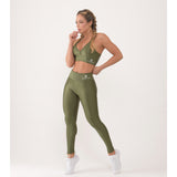 Sicilian Olive Sports Bra Top
