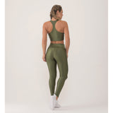 Sicilian Olive Sports Bra Top