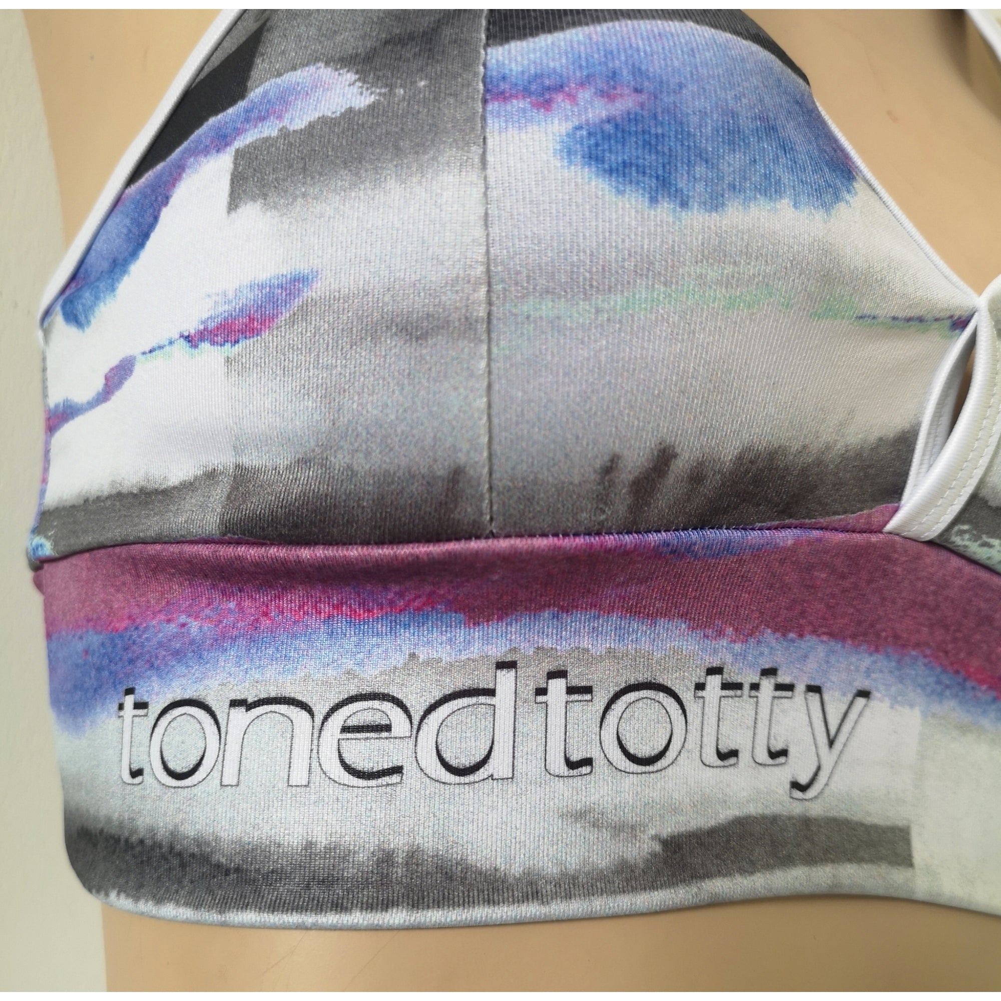 Pastel Hues Sports Bra Top