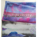 Pastel Hues Cire Waxed Fitness Leggings