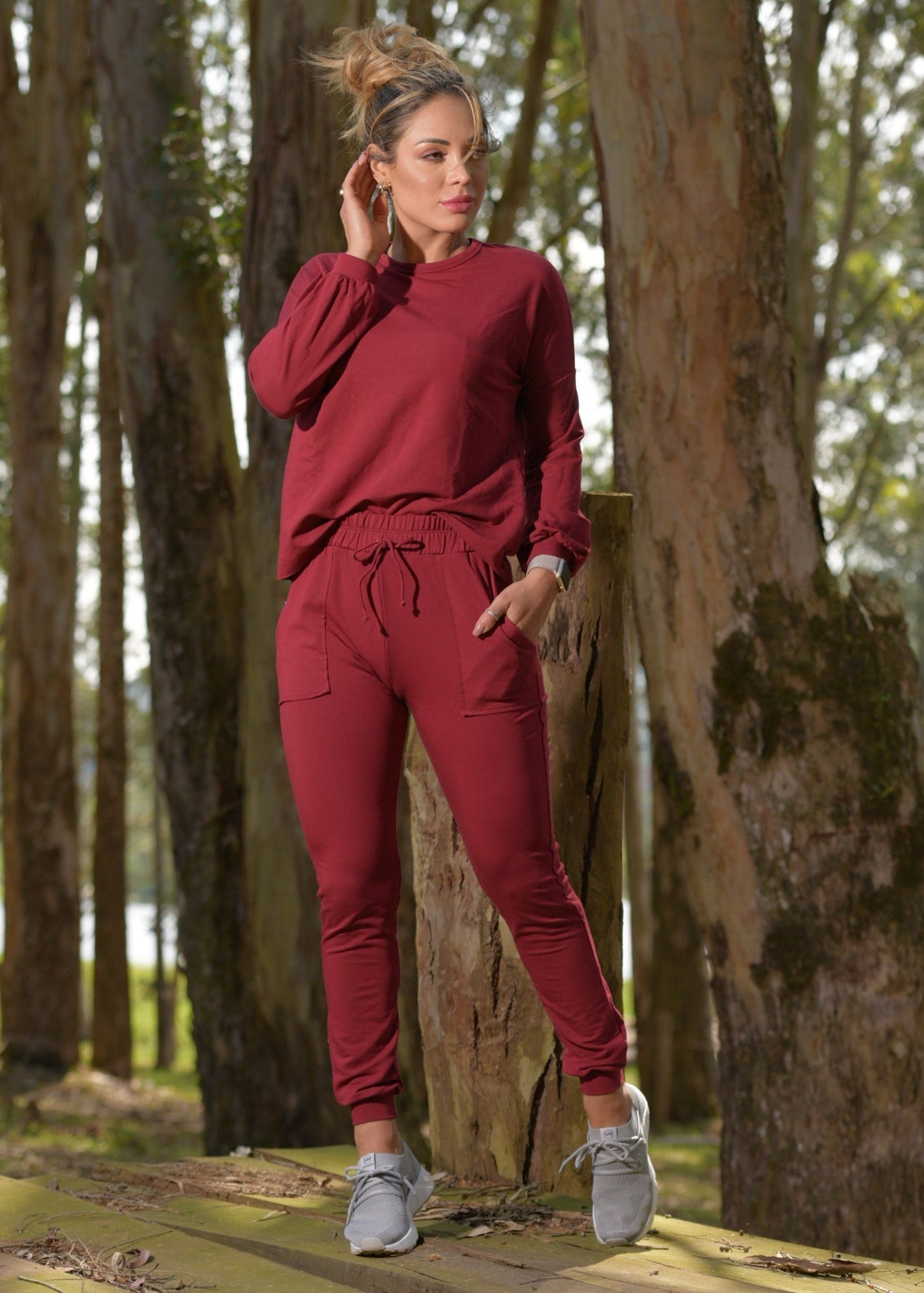 Red Quality Sport Sweatshirt