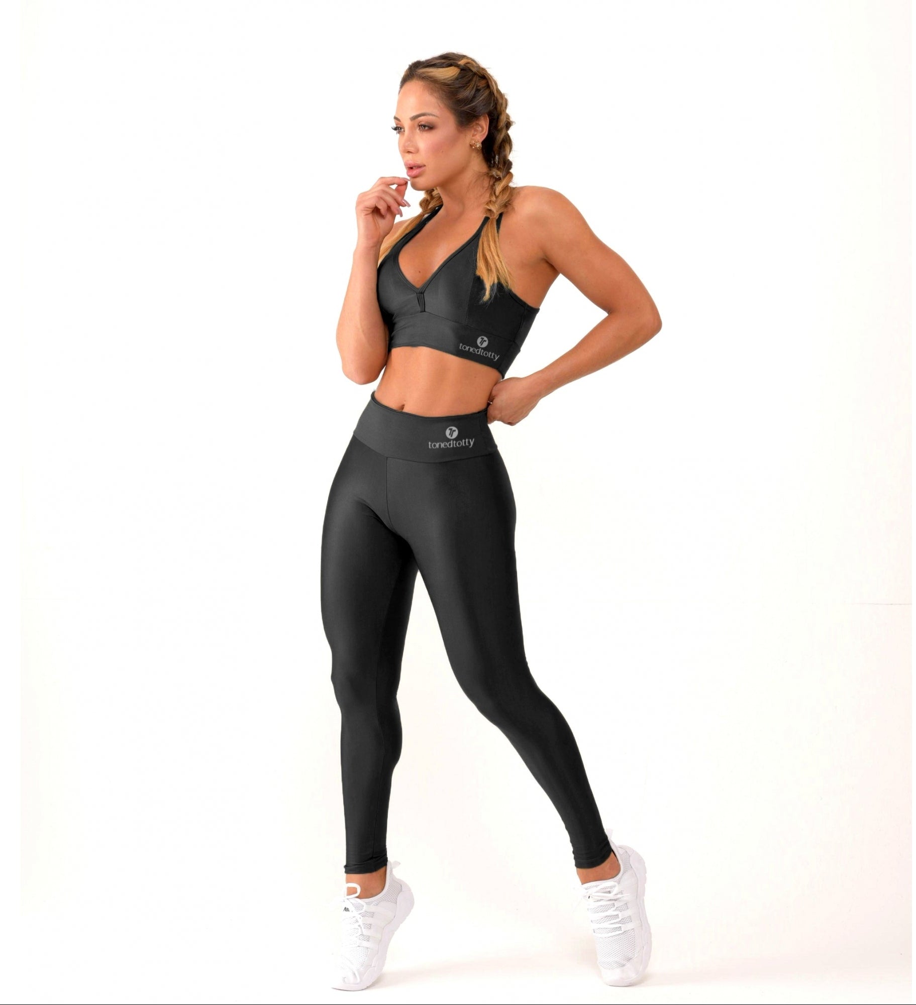 Liquorice / Black Gloss Leggings