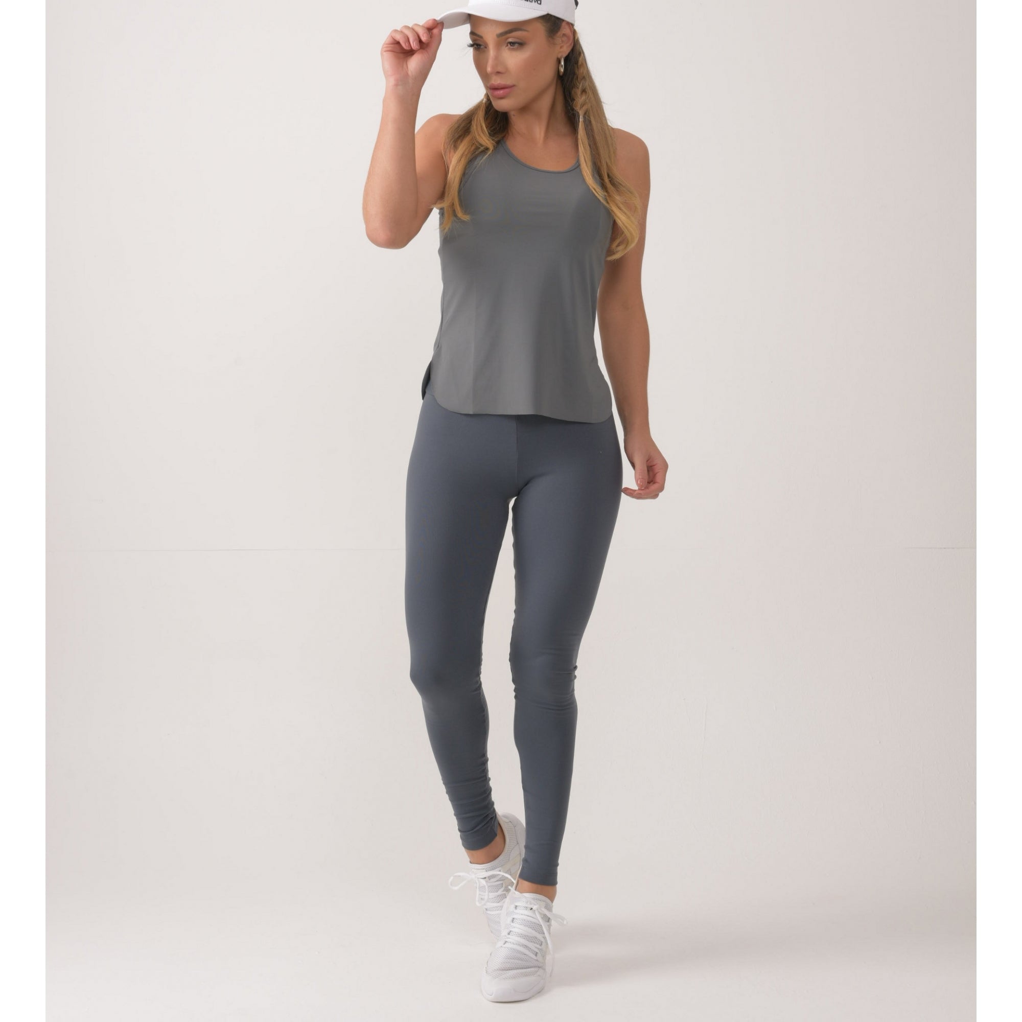 Black Fitness Vest Top