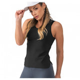 Black Fitness Vest Top