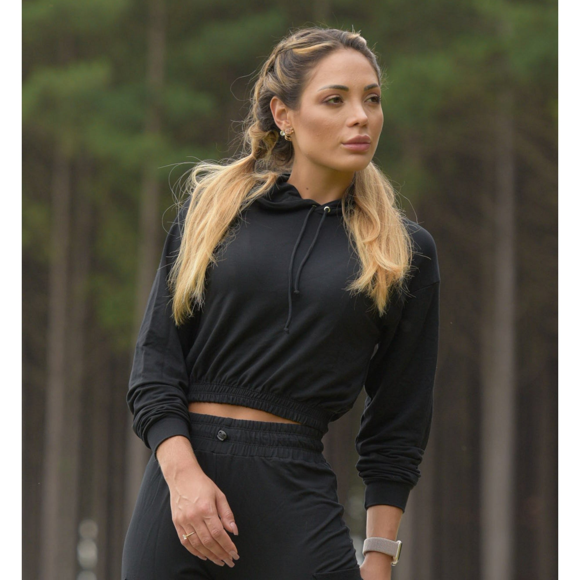 Toned Totty Cropped Hoodie