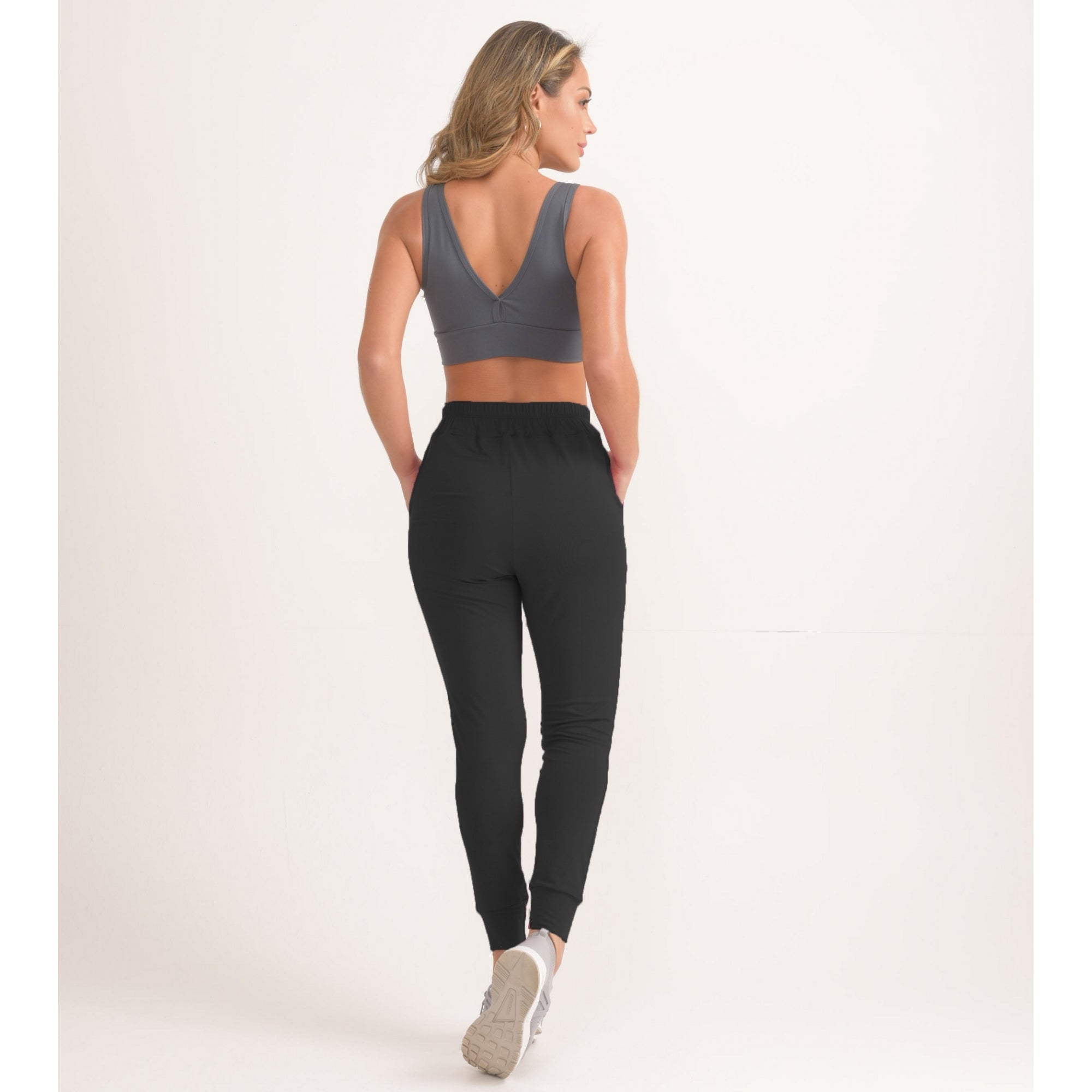 Black Slim Fit Joggers / Lounge Pants