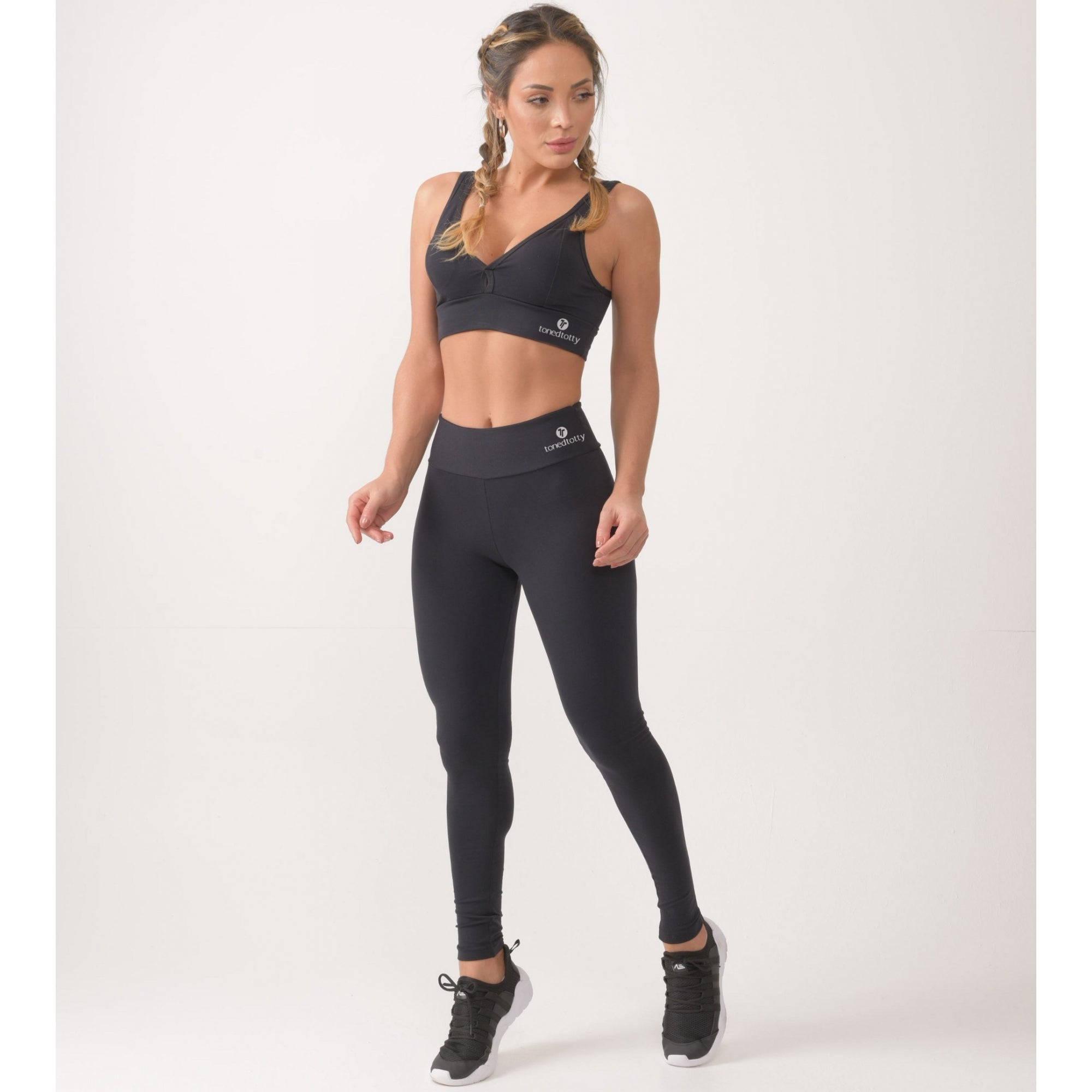Black Supplex Gym Leggings