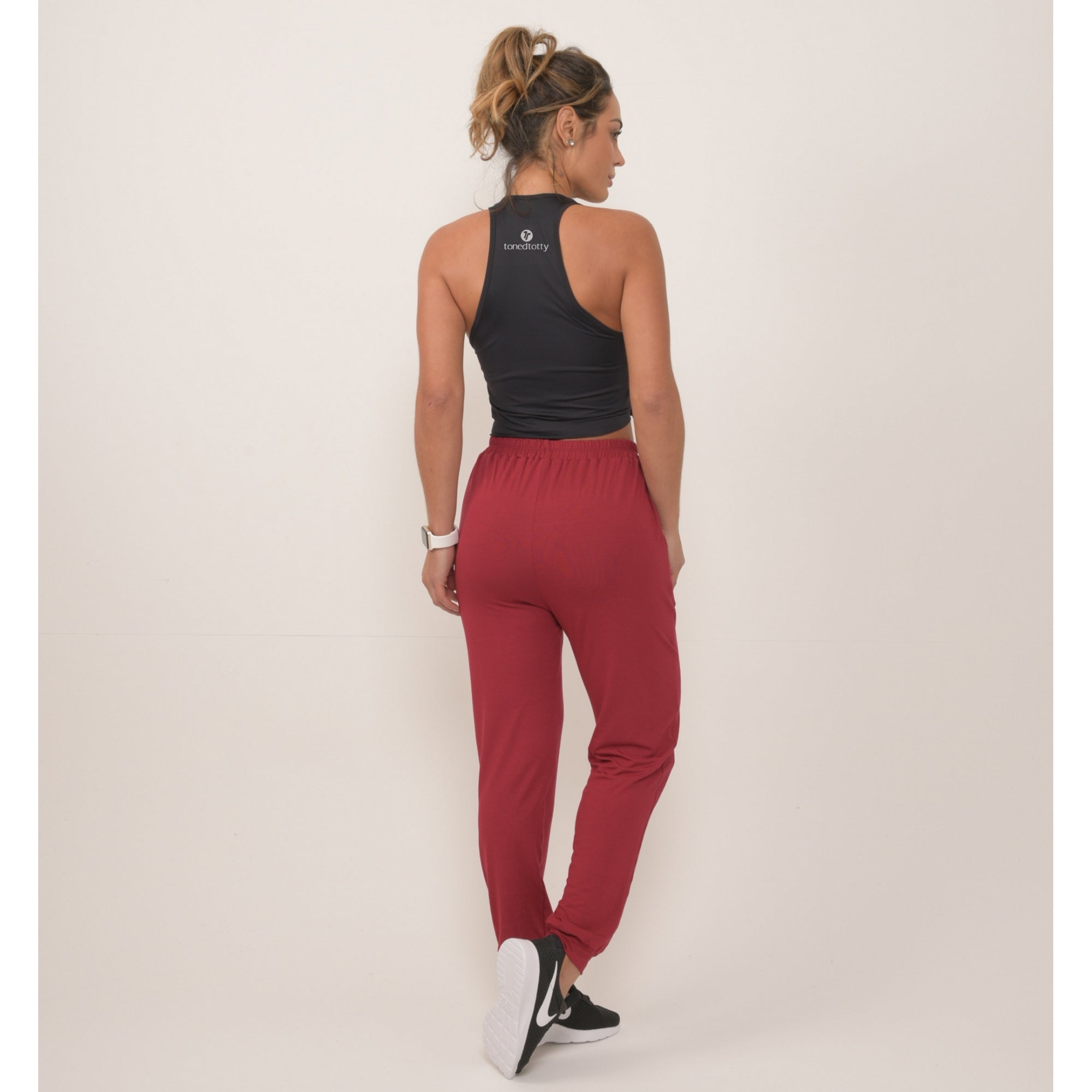 Black Fitness Crop Top