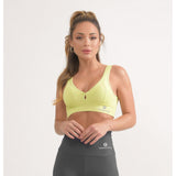 Limoncello Lime V Back Sports Bra