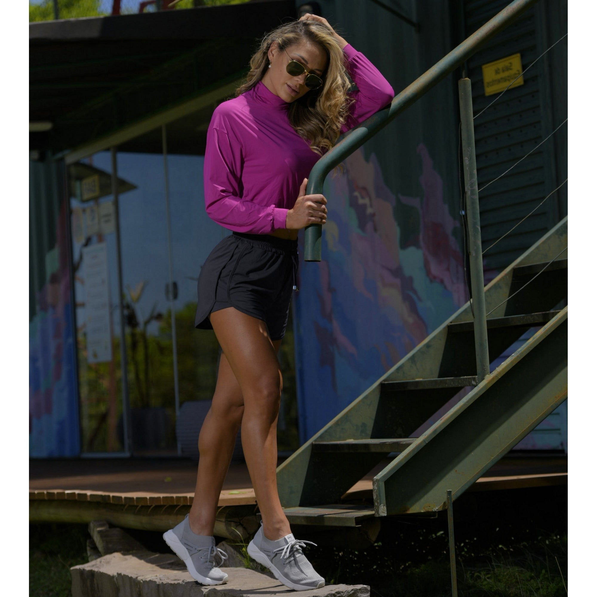 Luna Running Shorts Black