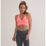 Peach Neon Supplex Sports Bra