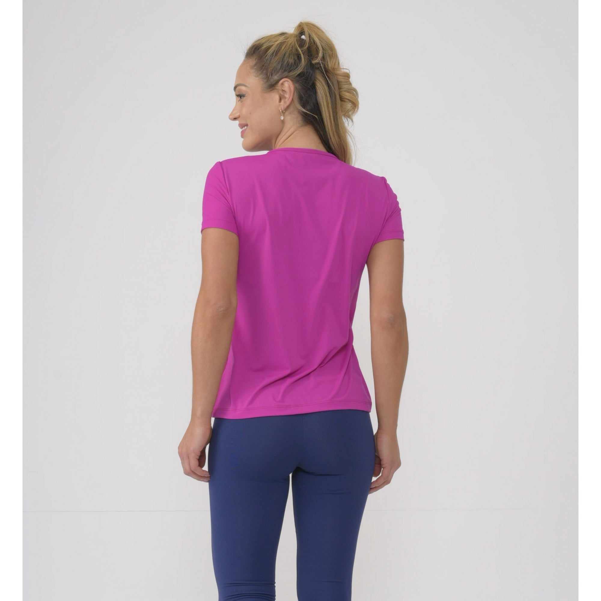 Womens Pink Sports T-Shirt