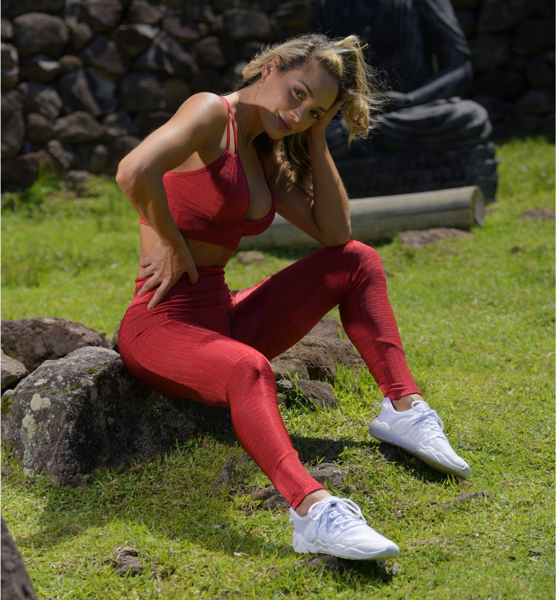 'Indian Summer' Vulcão Leggings