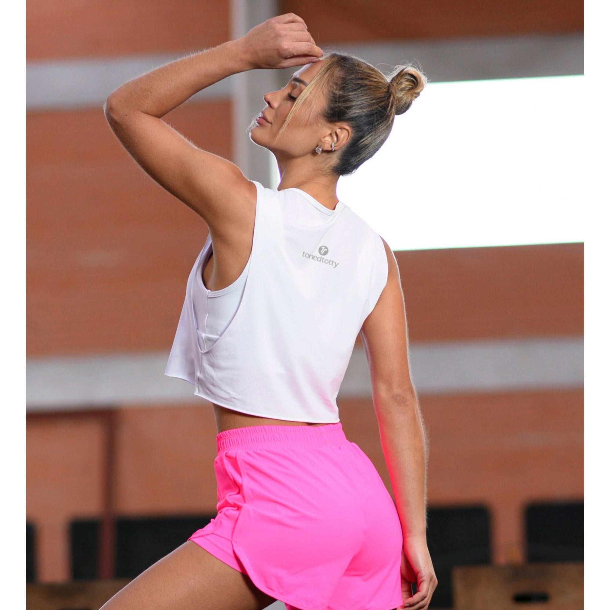 Drop Armhole Crop Top 2 Colours