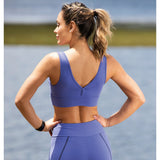 Lavender V Back Supplex Bra