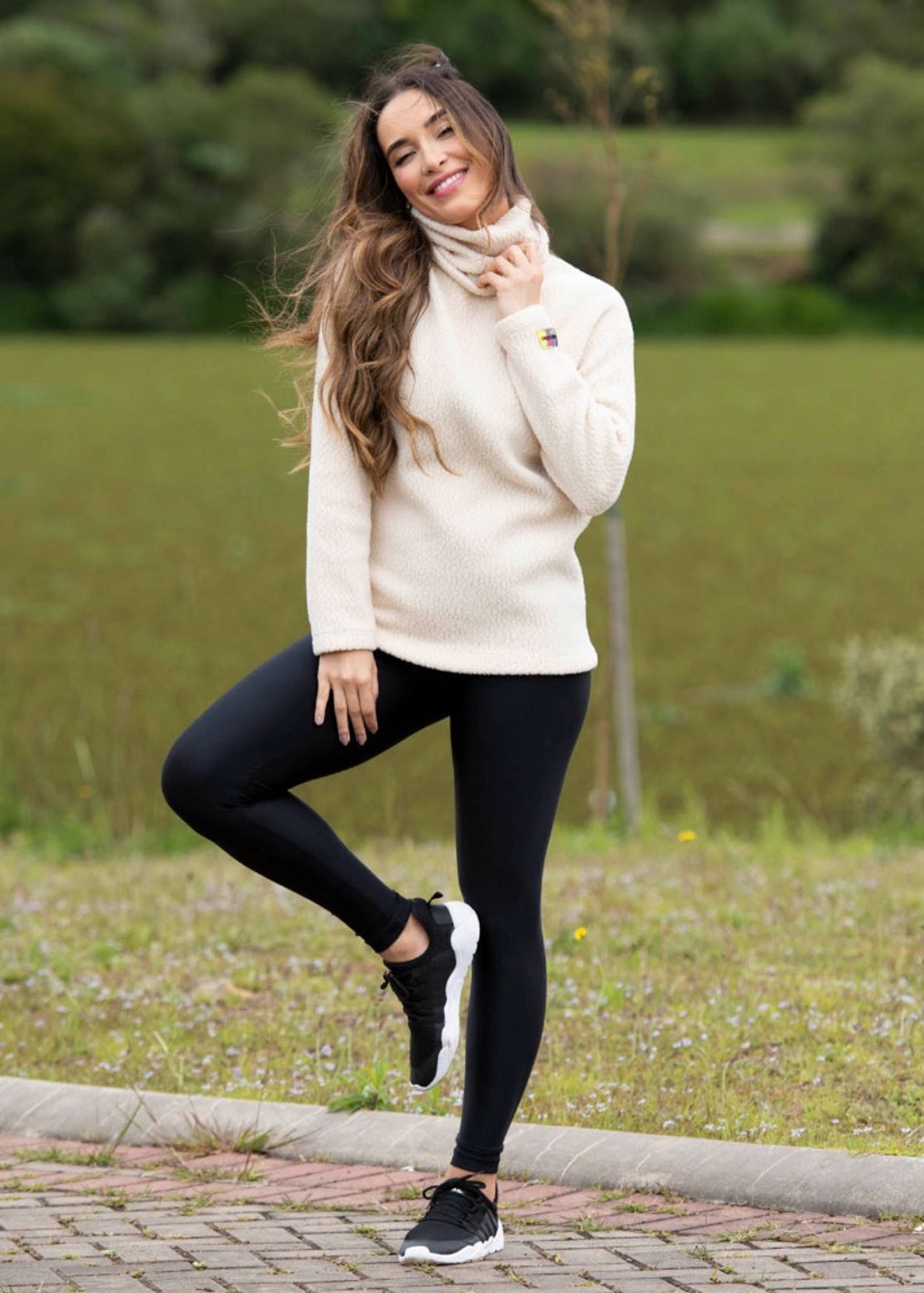 Toned Totty LTD EDT Sherpa Roll Neck Jumper