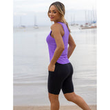 Black Supplex Bermuda Short With Pockets