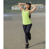 Acid Green Dip Hem Fitness Vest