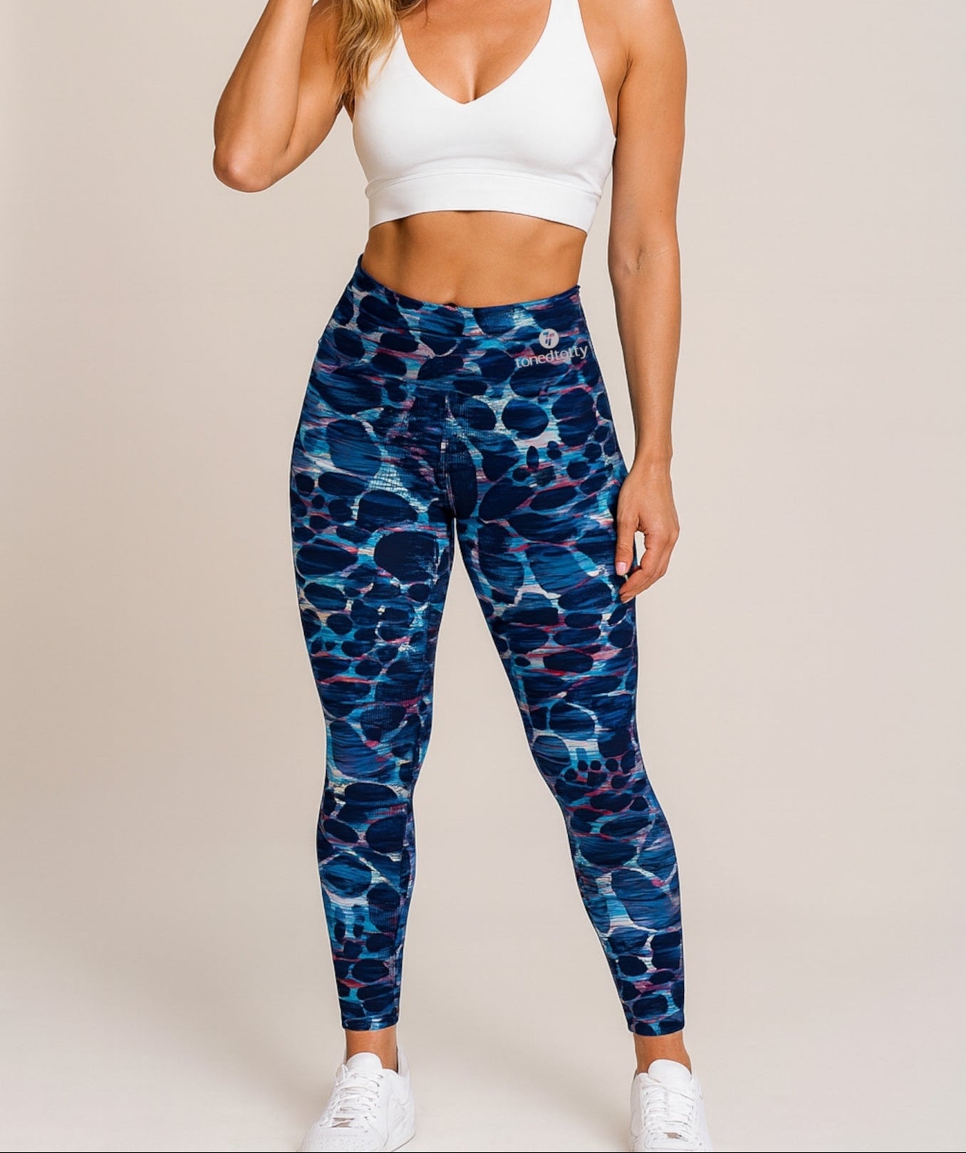 Ocean Motion Print Leggings