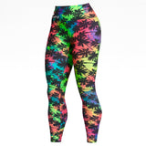 Neon Tropica Print Leggings