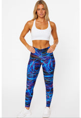Pulse Electric Print Leggings