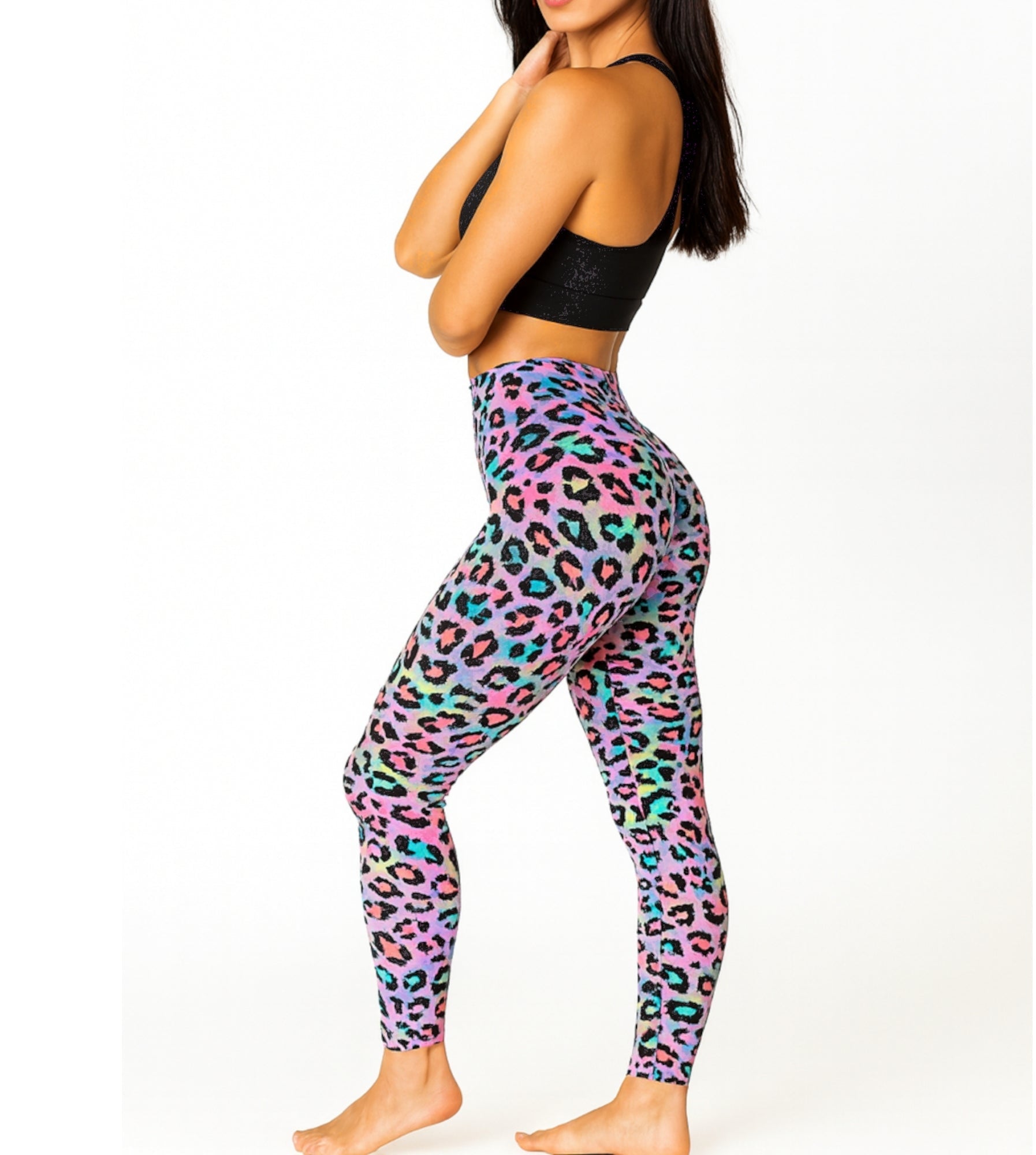 Wild Luxe Multi Leopard Print Leggings