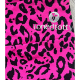 Wild Luxe Neon Pink Leopard Print Leggings