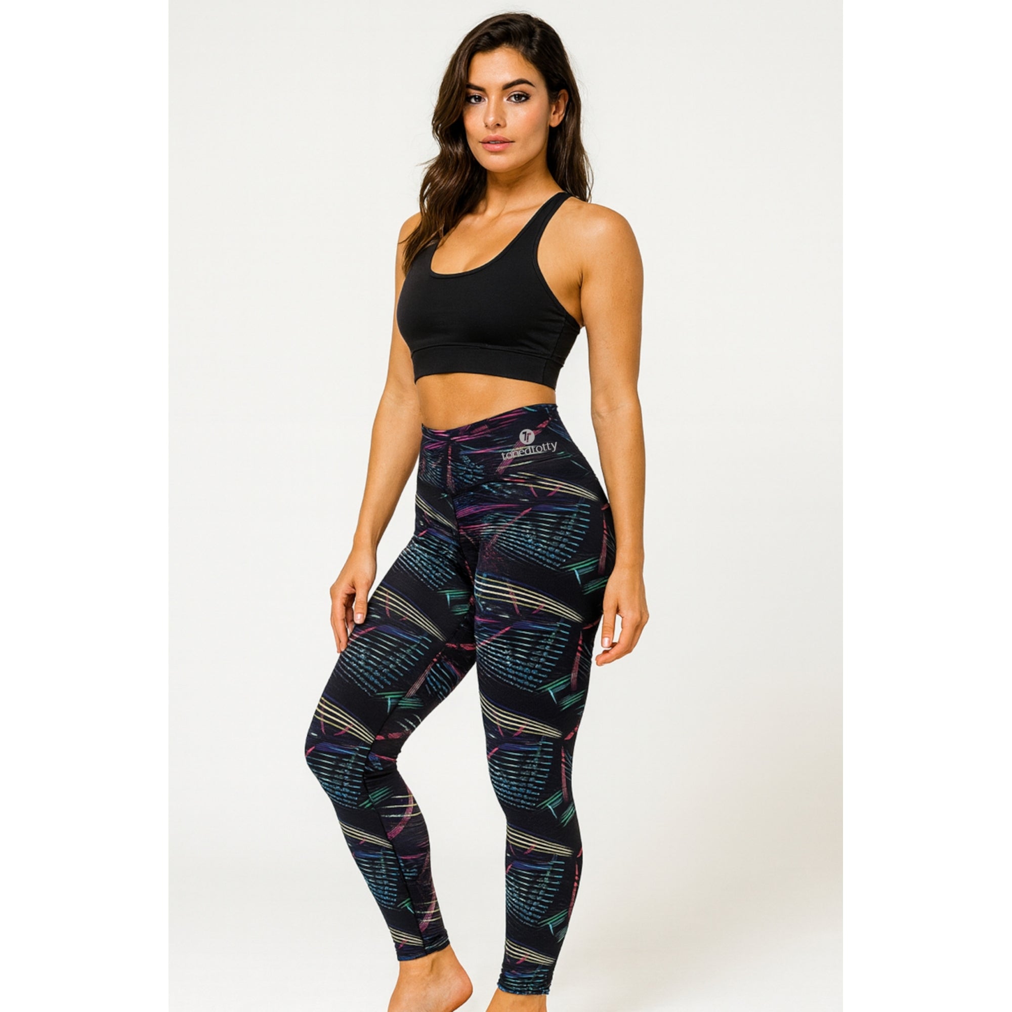 Lightweight Spectrum Print Leggings