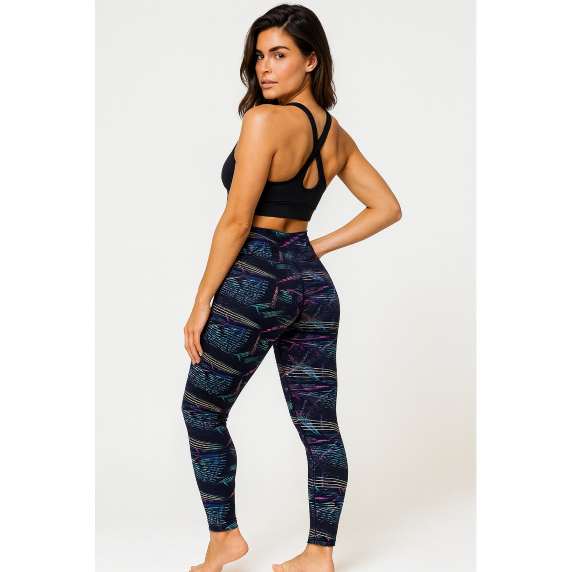 Lightweight Spectrum Print Leggings