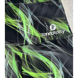 High Waist Neon Reactive Print Leggings