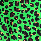 Neon Green Leopard Print Leggings