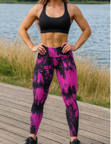 Neon Shadow Print Leggings