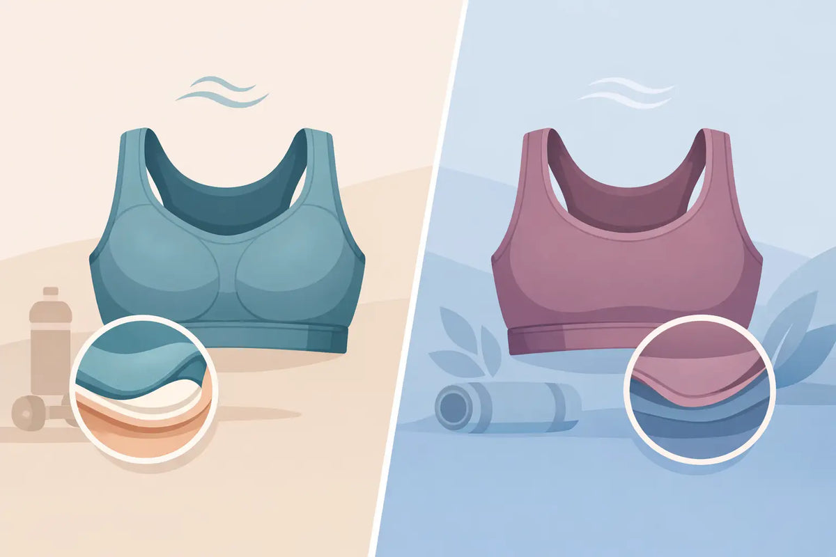 Padded vs Non Padded Sports Bras Compared