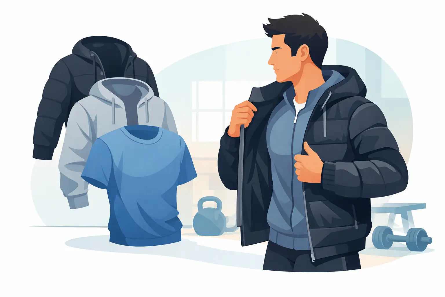 How to Layer Gym Jackets Without Losing Shape