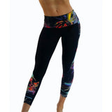 Electri-Cute Half Print Supplex Gym Leggings