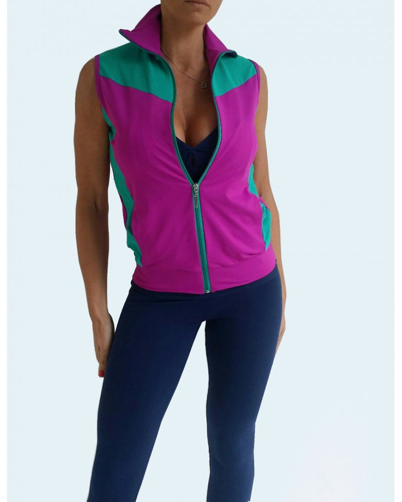 Sleeveless Mesh Running Vest Jacket