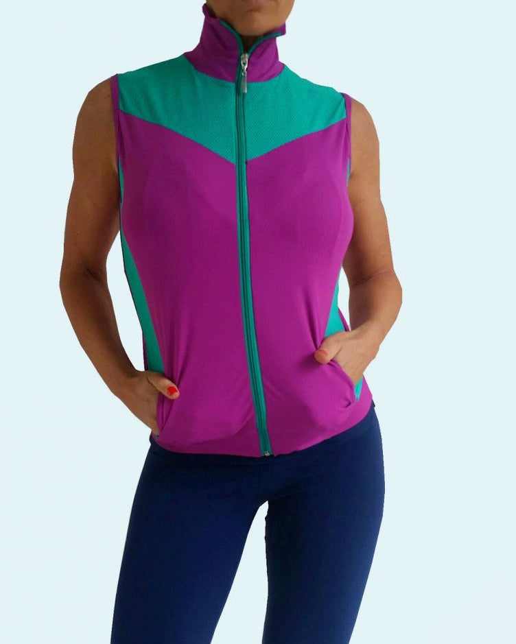 Sleeveless Mesh Running Vest Jacket