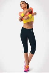 Black Beatz Supplex 3/4 Gym Leggings