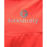 Cute As A Button Neon Coral Supplex Gym Leggings