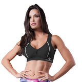 Black Open Back Dolly Sports Bra