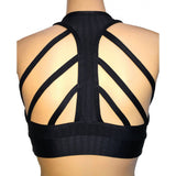 Coco Noir 2 Strappy Back Fitness Bra top