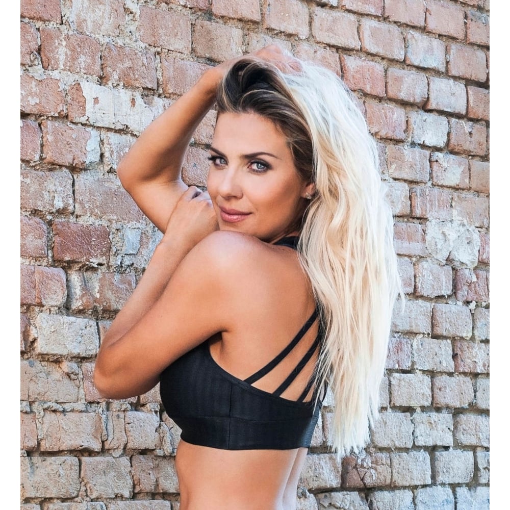 Coco Noir 2 Strappy Back Fitness Bra top