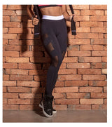 Totty Girls Black Gym Leggings High Waist