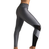 Steel-ing The Show Chrome Gym Leggings with Tulle