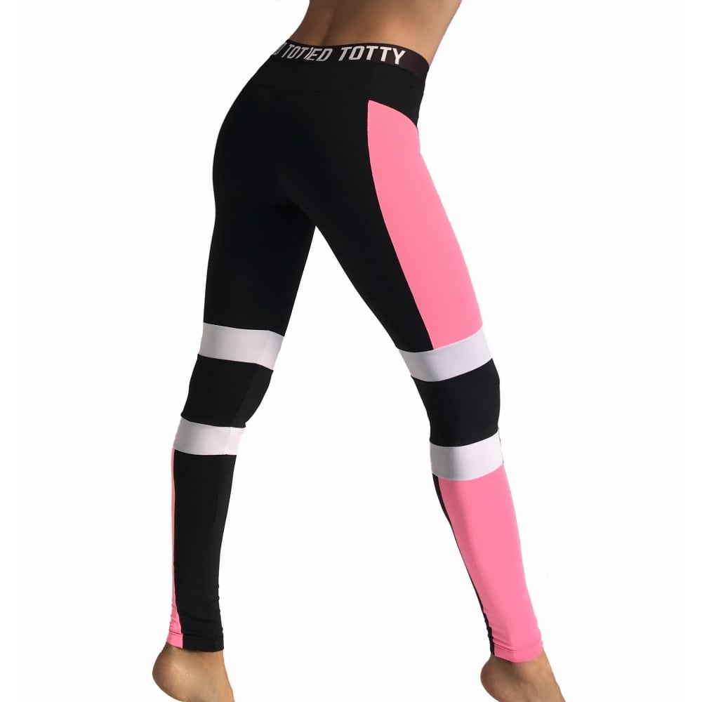 Limited Edition Selfish Ambition Black/White/Pink Gym Leggings