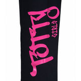 Totty Girls Black Gym Leggings High Waist