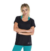 Short Sleeve Black Sports T-shirt