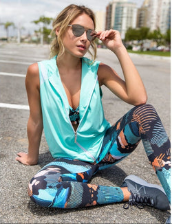 Calypso Print Supplex Gym Leggings